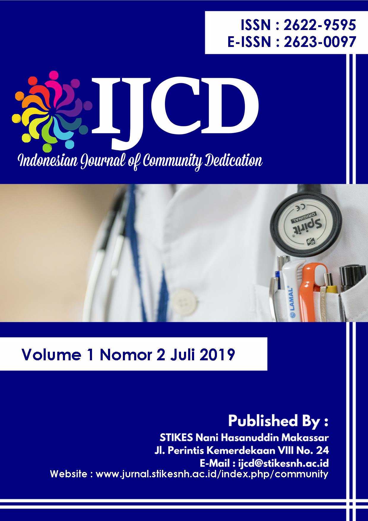 					View Vol. 1 No. 2 (2019): Indonesian Journal of Community Dedication
				